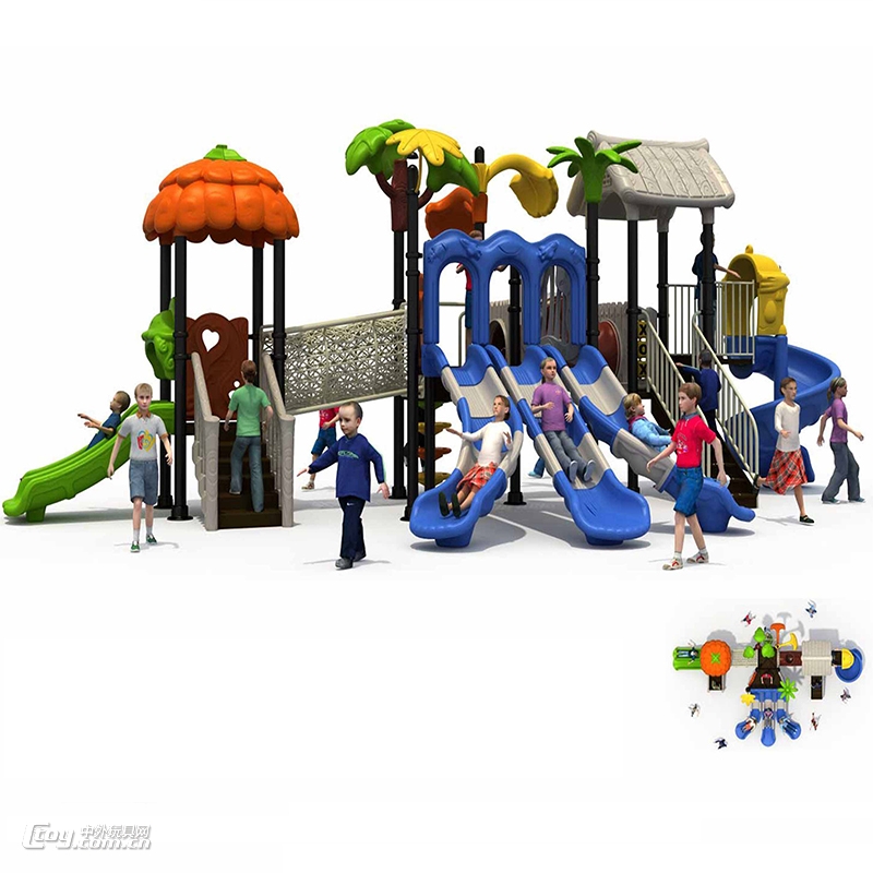 南宁厂家室外儿童滑梯 幼儿园塑料组合滑梯 游乐场滑梯组合玩具