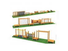 直销广西大型室外滑梯 幼儿园木质组合滑梯厂家