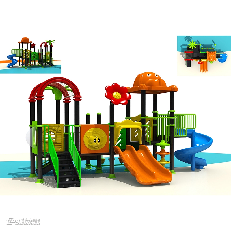 供应南宁新款儿童室外组合滑梯 大型经典系列滑梯玩具