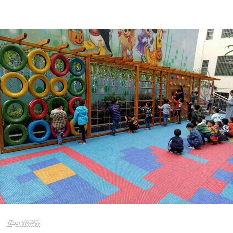 定制户外儿童拓展公园景区游乐场大型非标攀爬隧道组合设备