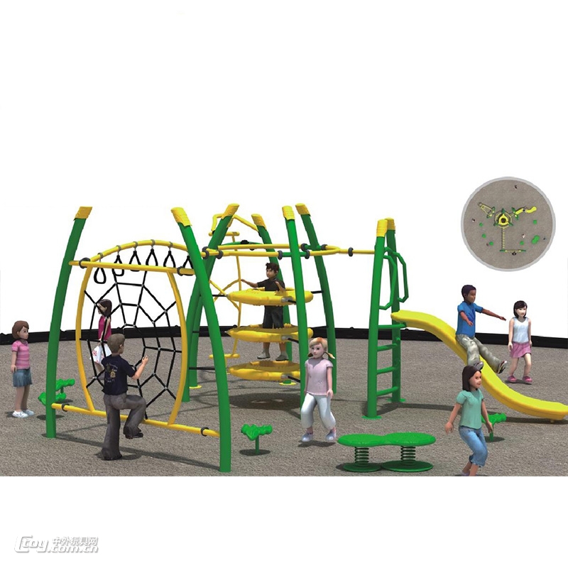直销户外大型体能行走组合儿童室外公园攀爬架设备厂家