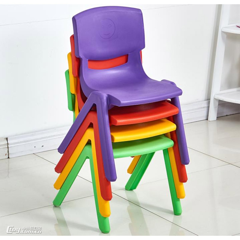 批发儿童长方形课桌椅 幼儿塑料家具课桌椅厂家
