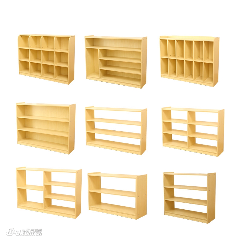 直销幼儿园早教儿童家具木制玩具柜书包柜区角组合柜家具