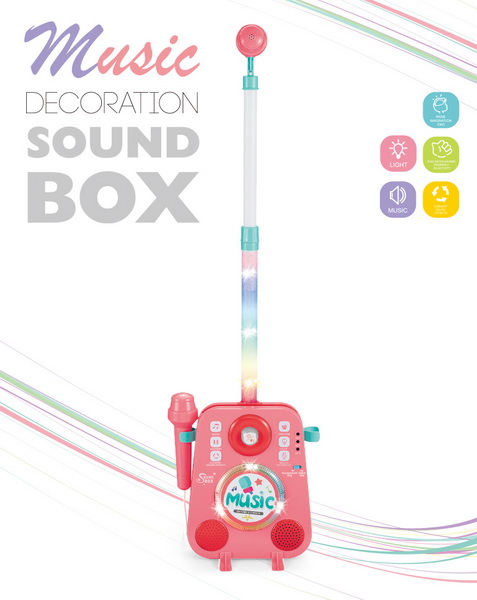 双麦音响麦克风连接手机蓝牙音乐模式过家家亲子互动乐器玩具