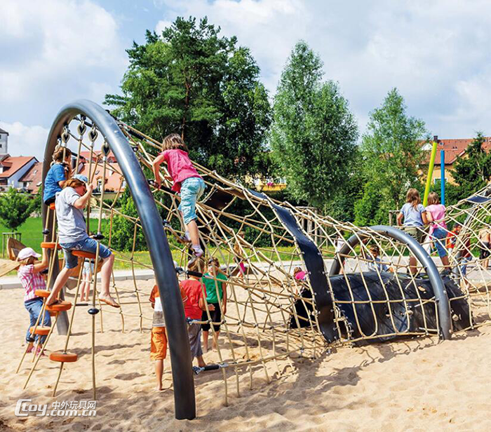 儿童乐园攀爬设施 大型户外儿童游乐场设备幼儿园拓展攀爬网定制
