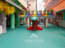 承接幼儿园场地悬浮地板 篮球场塑胶悬浮地板厂家
