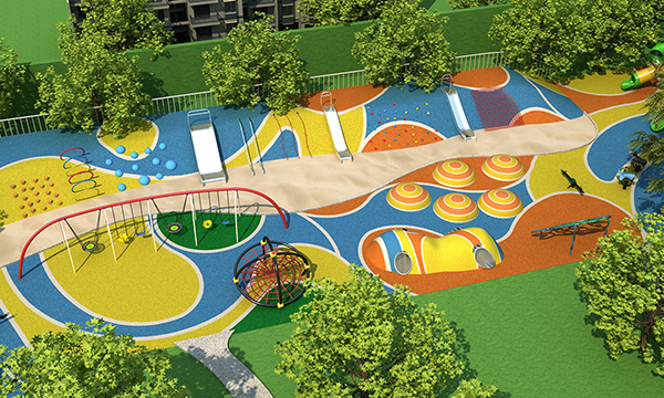 公园文旅定制非标游乐设备 柳州市儿童公园游乐园场地铺设工程