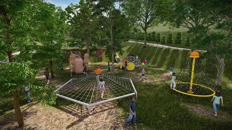大型儿童户外游乐设备新款主题公园游乐设施体能乐园攀爬绳网价格