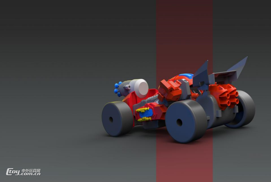 儿童电动遥控变形机器人玩具车设计
