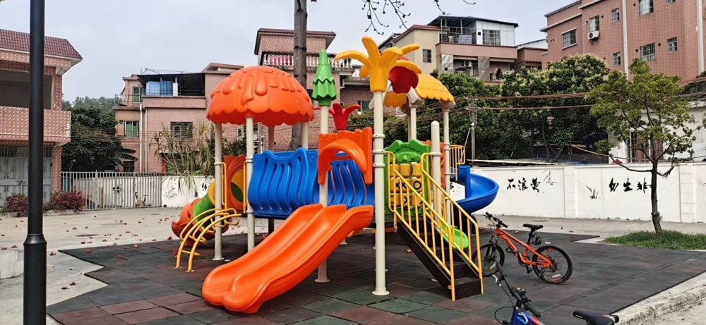 无动力游乐滑梯_儿童塑料组合滑梯_户外大型滑滑梯玩具