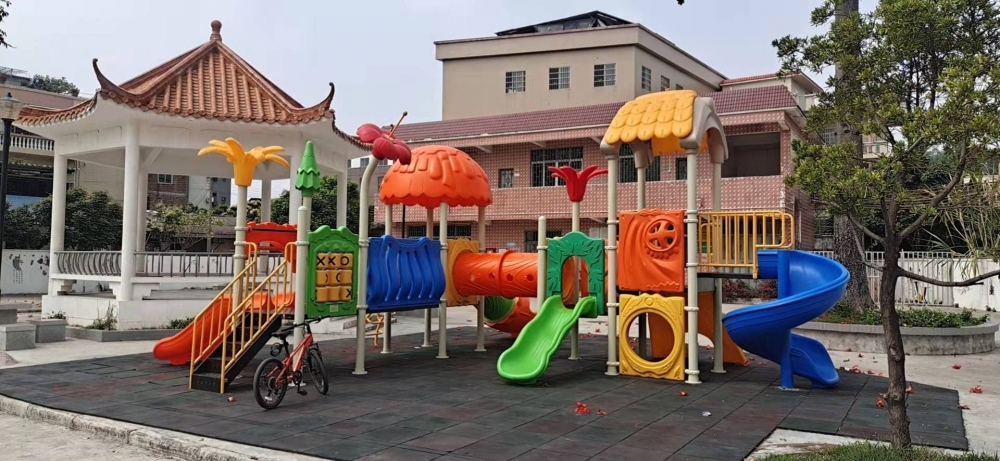 无动力游乐滑梯_儿童塑料组合滑梯_户外大型滑滑梯玩具