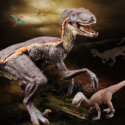 侏罗纪世界恐龙模型暴龙霸王龙迅猛龙巨兽龙