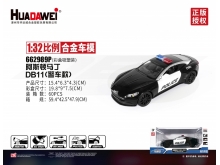 华达威马珂垯正版授权阿斯顿马丁DB11警车模型合金车模