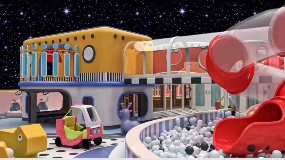 淘气堡儿童乐园大小型室内游乐场设备亲子乐园蹦床幼儿园滑梯定制