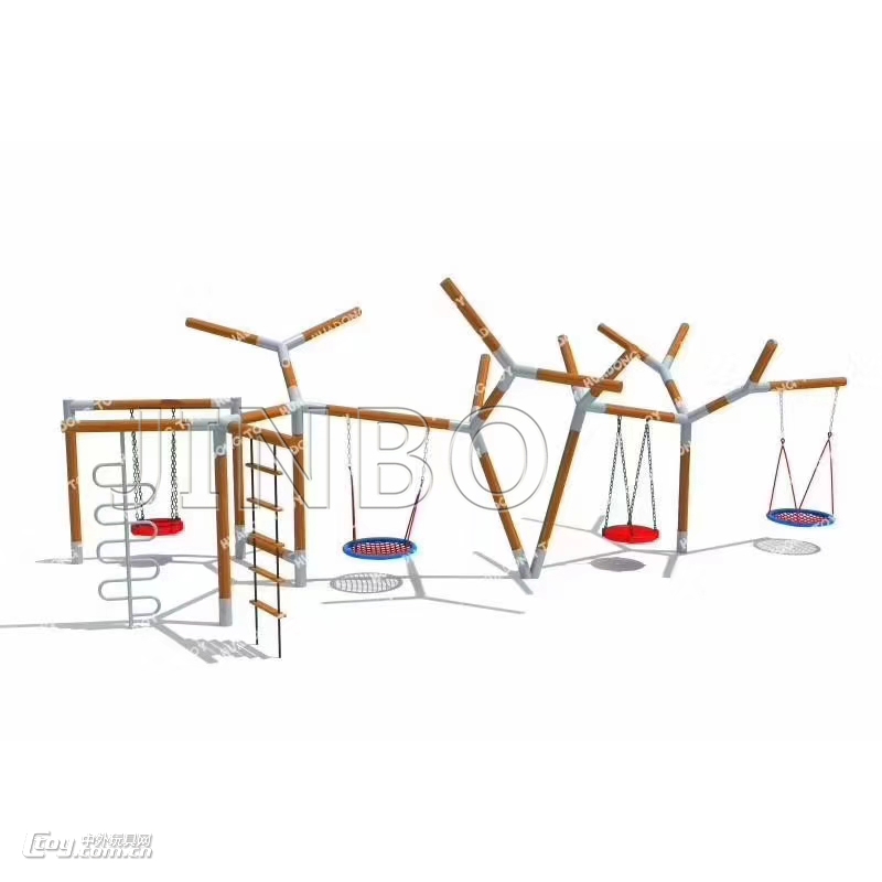 滑梯乐园无动力儿童游乐设备 新型户外文旅游乐空中滑梯
