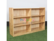 幼儿园收纳架 幼儿园教具柜 幼儿园实木玩具柜 六格教具柜