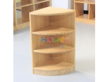 幼儿园教具柜 实木玩具柜 90°转角柜 区角组合柜