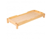 实木方腿重叠床樟子松重叠床幼儿园木质重叠床