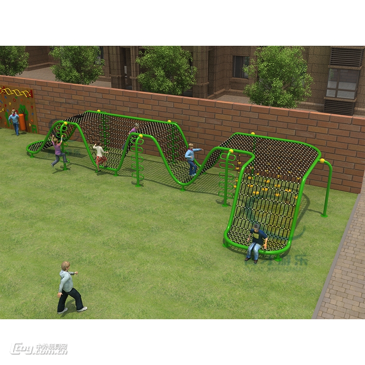 幼儿园公园儿童户外玩具攀登架体能训练室外儿童攀网定制厂家