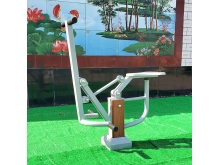 新国标镀锌管塑木健身器材户外公园室外小区体育社区广场农村路径