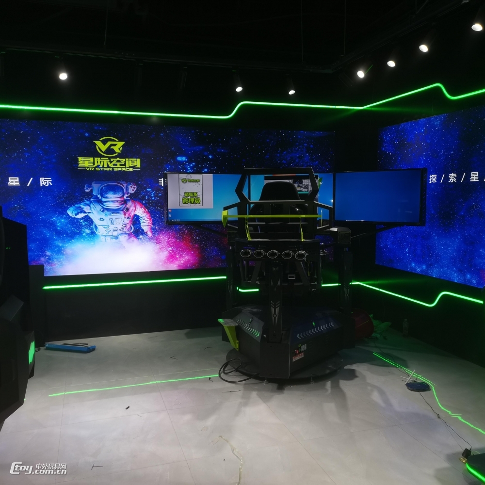 VR体验馆加盟六轴三屏赛车 动感vr赛车 VR模拟驾驶平台