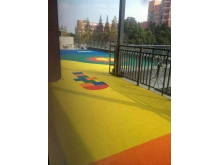 东莞幼儿园儿童地垫epdm橡胶颗粒现浇图案多样施工