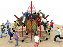 儿童户外绳网攀爬设备 公园小区景区攀爬游乐设备厂家定制生产