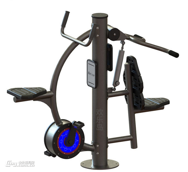 自发电上举器健身车组合健身器材LED无线充电健身路径厂家批发
