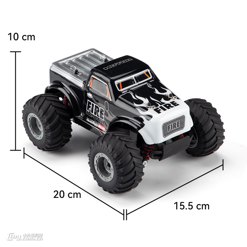 跨境新品2.4G皮卡车充电电动攀爬漂移高速遥控车男孩玩具批发