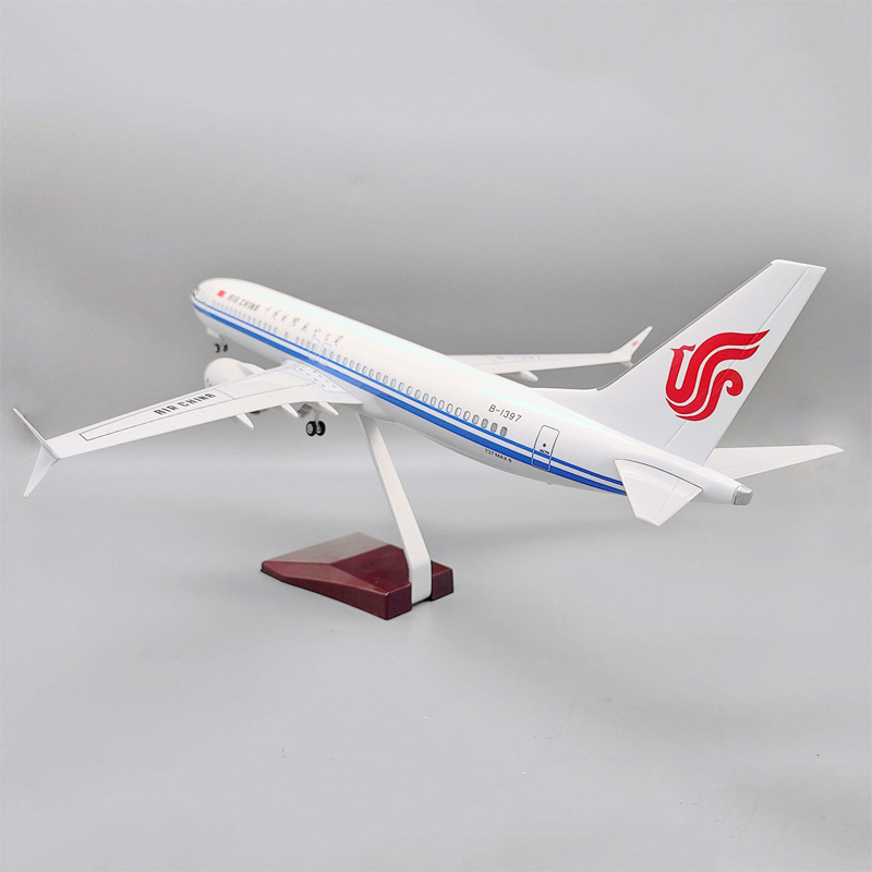 1：85波音737MAX8中国国际航空客机模型