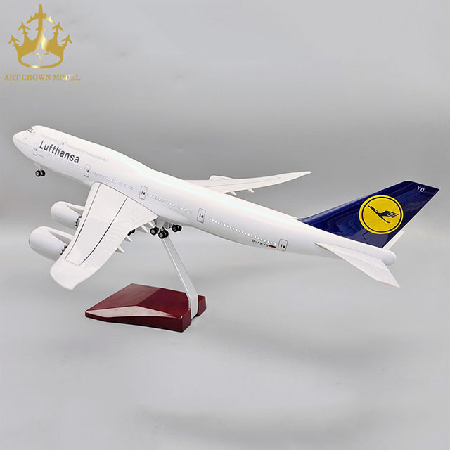 1:150波音747-8德国汉莎航空客机模型