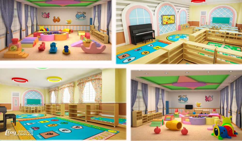 专业生产各种幼儿园室内设施标准教室