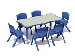 幼儿园桌椅儿童桌子套装宝宝玩具桌家用塑料学习书桌长方形可升降