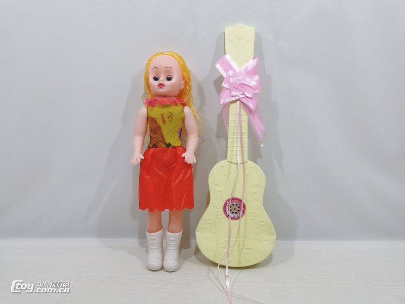 新款18寸娃娃+吉他