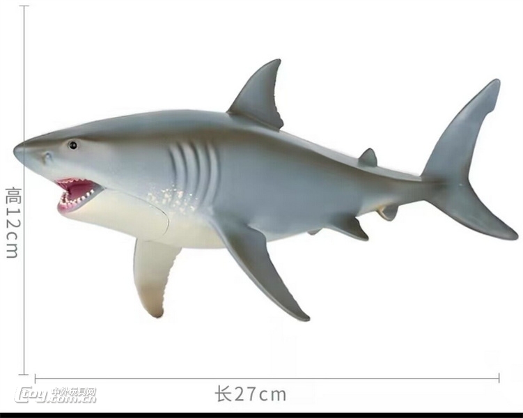 新款动物大白鲨嘴巴可动