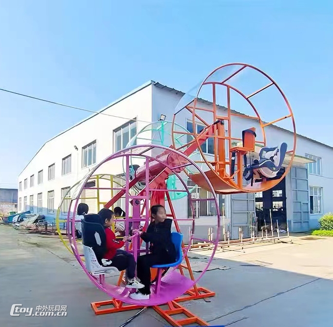 景区儿童乐园设施脚踏乾坤无动力游乐设备