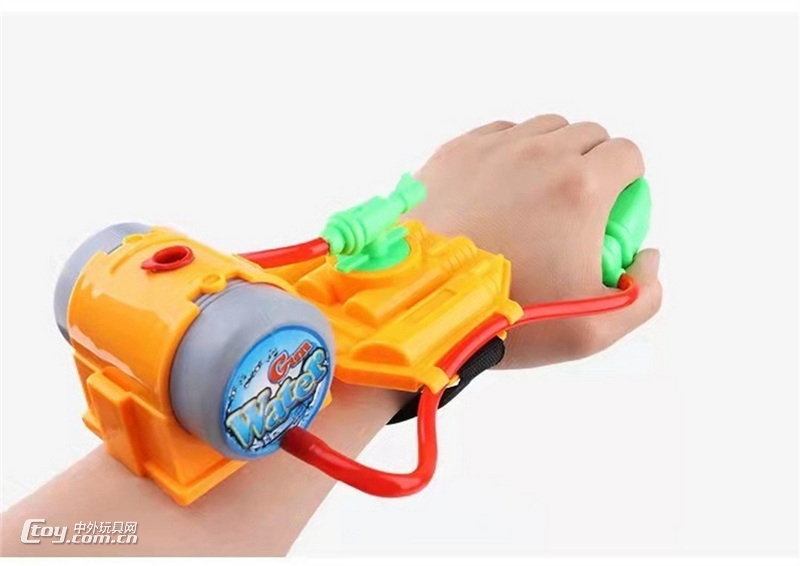 新款夏季儿童手腕式水枪卡通沙滩戏水玩具