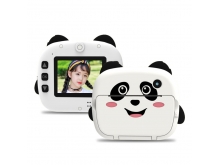 新款可爱熊猫高清打印儿童拍立得迷你数码照相机小孩卡通玩具礼物
