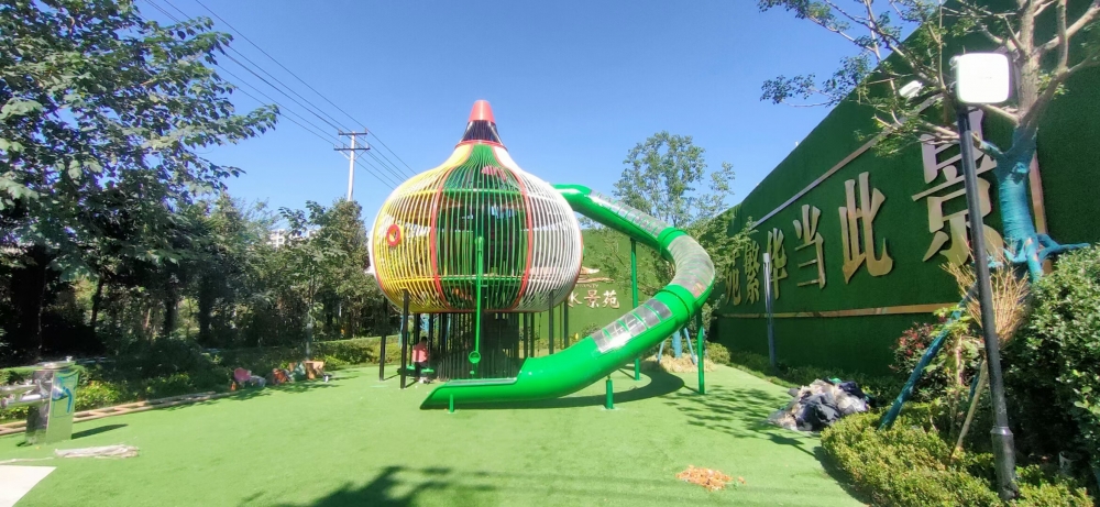 大型非标定制不锈钢滑梯儿童游乐场户外幼儿园小区公园无动力设施