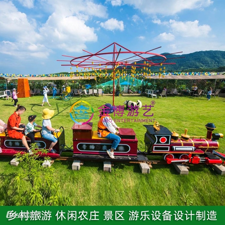 小火车农场网红打卡项目 亲子户外儿童乐园设备观光小火车