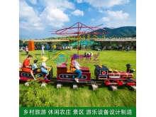小火车农场网红打卡项目 亲子户外儿童乐园设备观光小火车