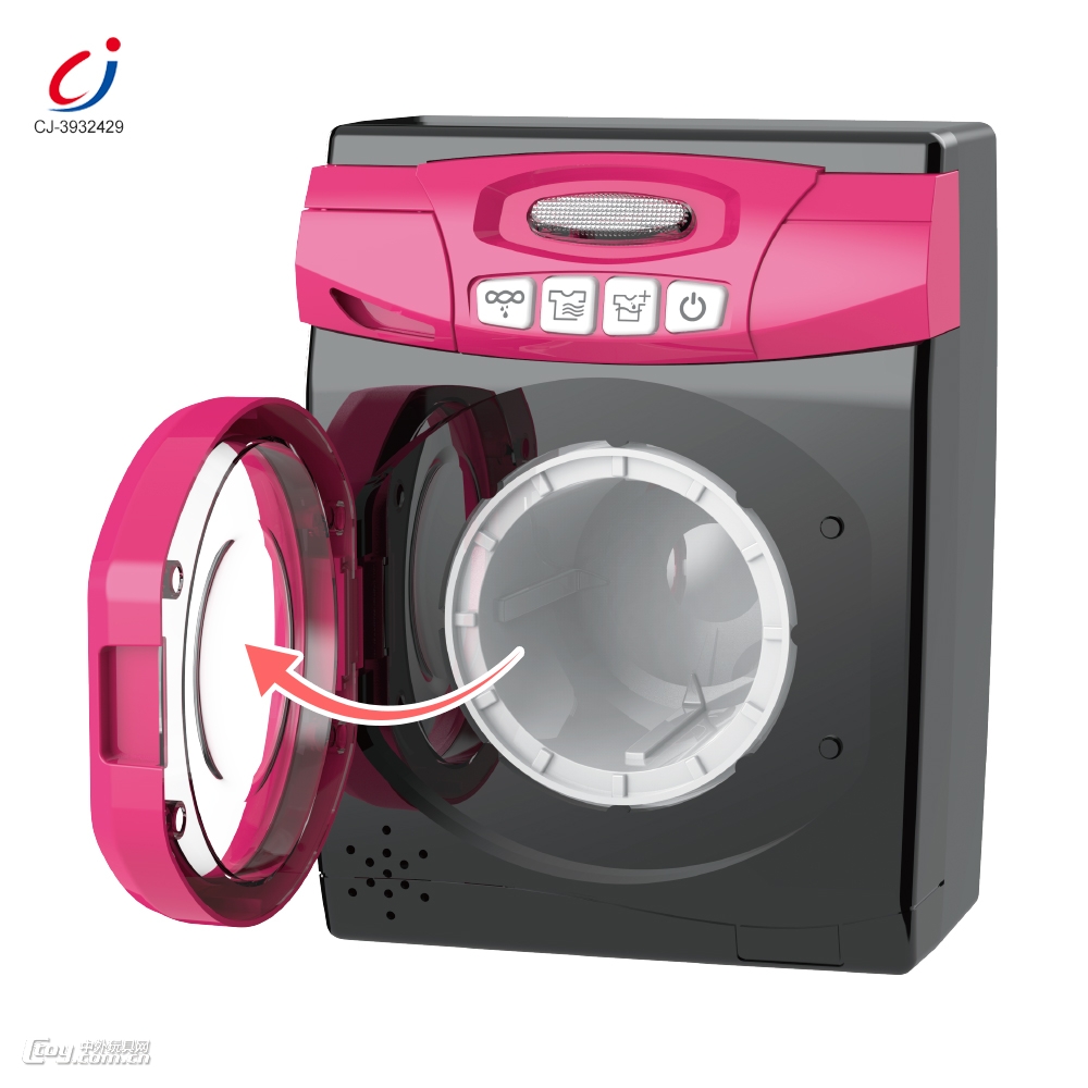 （GCC）洗衣机套装过家家/灯光音效/不包含电池