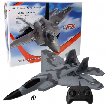 F22猛禽遥控滑翔机固定翼电动泡沫飞机儿童玩具
