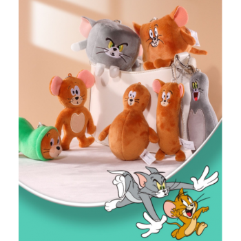 猫和老鼠正版授权变形杰利鼠毛绒玩具挂件，小喜加盟招商