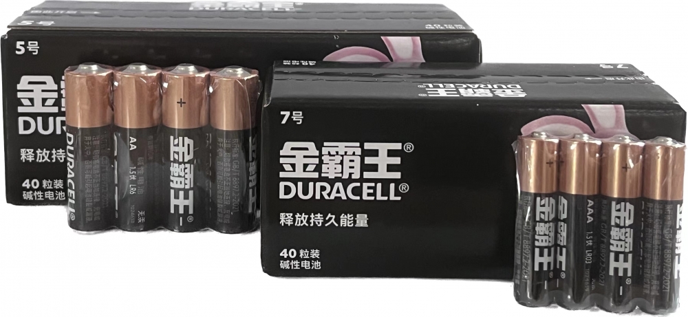 金霸王电池duracell7号24粒碱性电池LR03