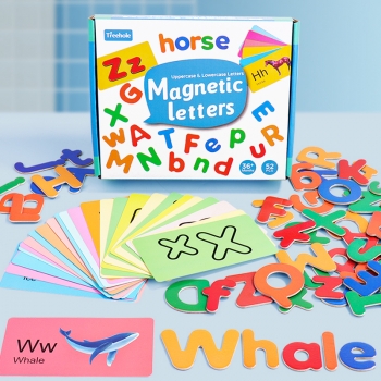 Treehole幼儿园磁性大小写字母木制教玩具