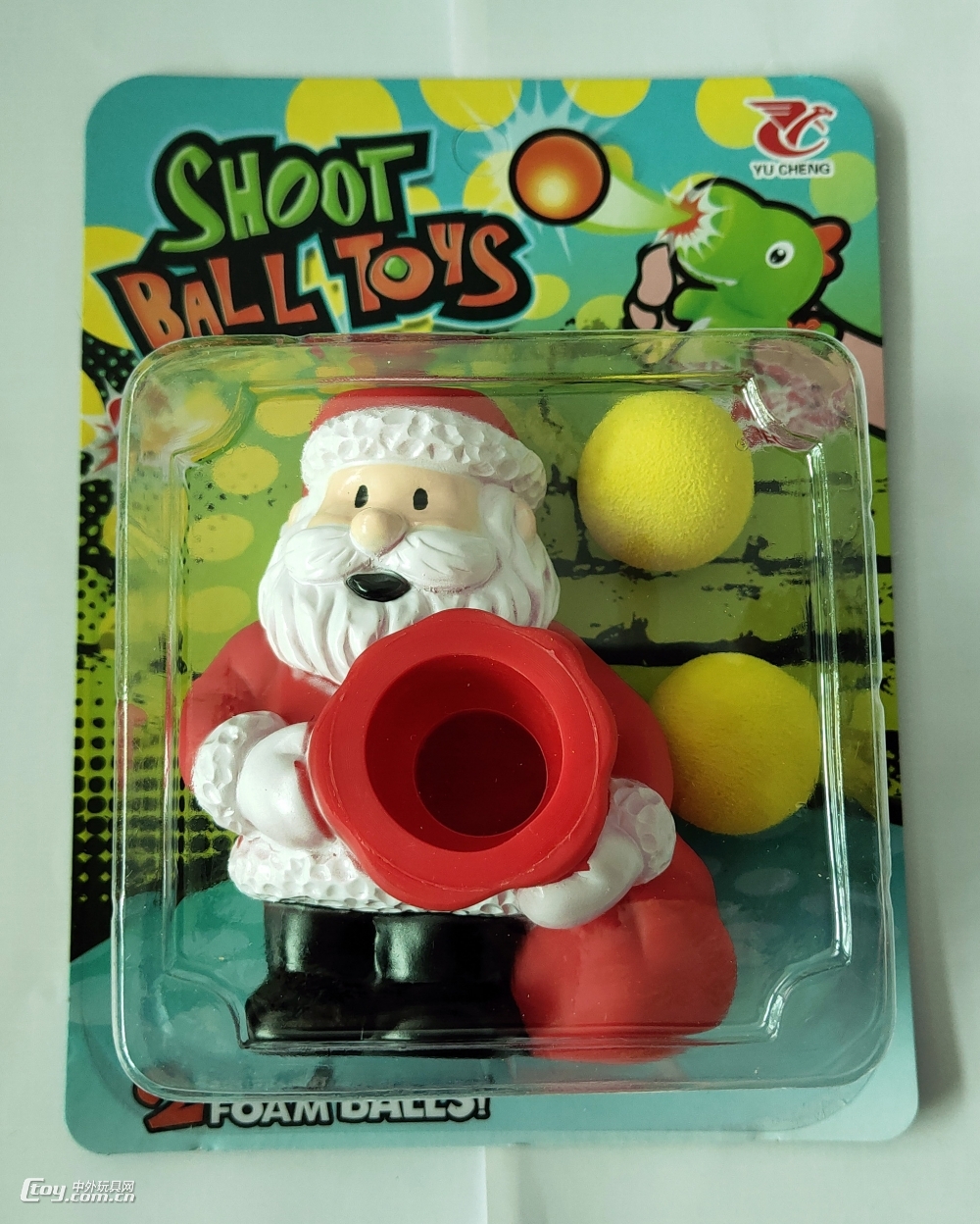 圣诞节玩具圣诞老人弹射球(带2EVA球）