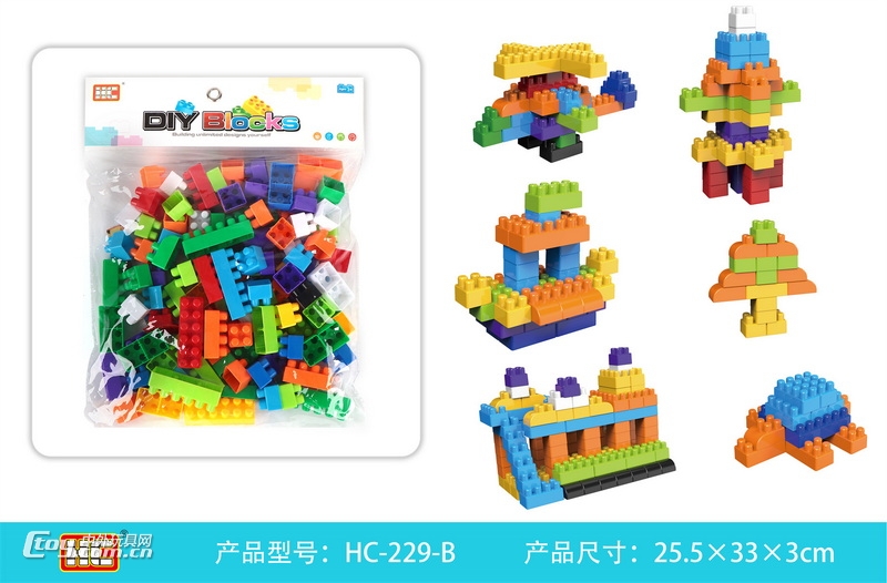 新款益智小方块积木 108PCS