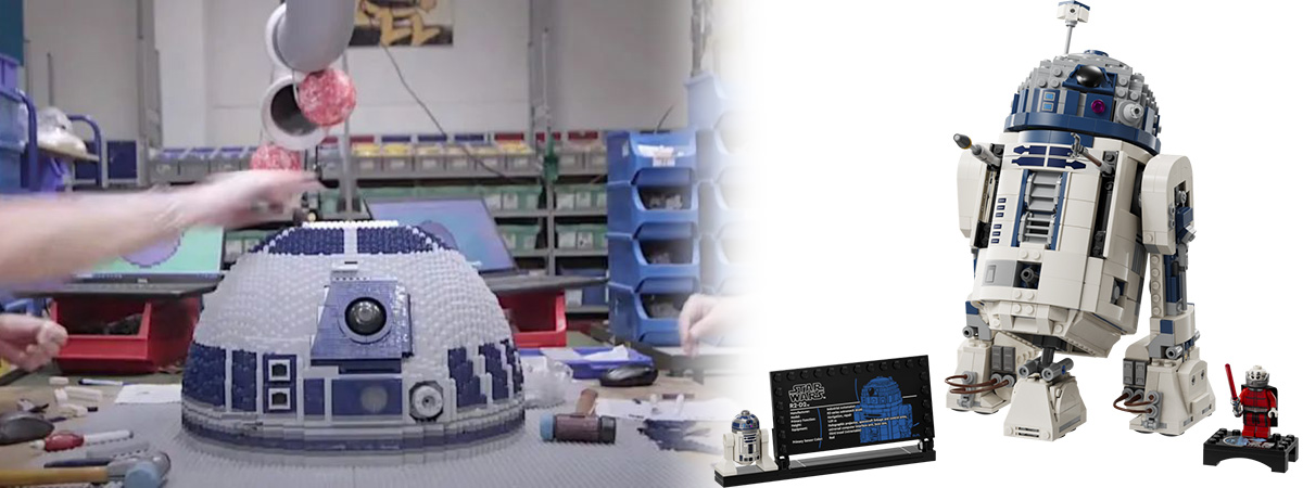 乐高版《星球大战》25周年庆典亮点：R2-D2真人大小模型震撼亮相！