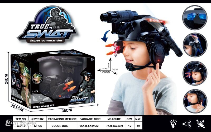 新款益智军事多功能战术头盔